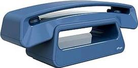 "ALCATEL ePure Iconic" - DECT belaidis fiksuotojo ryšio telefonas - senovinis dizainas - didelis didelės raiškos grafinis ekranas - laisvų rankų funkcija - skambučių blokavimo funkcija - mėlynas