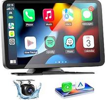 "Carplay Android" automobilio ekranas 7 colių jutiklinis ekranas su atbulinės eigos kamera "Carplay" automobilinis radijas su "Siri"/"Google" asistentu, GPS navigacija, "Bluetooth", "Mirror Link