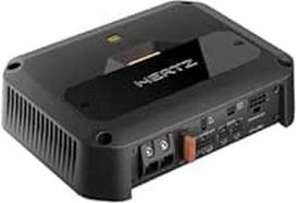 "Hertz CP 4800" 4 kanalų D klasės galios stiprintuvas su 4 x 190 W RMS @ 2Ω, 4 x 120 W @ 4Ω, itin efektyvi grandinės technologija, skirta profesionalioms automobilinėms HiFi sistemoms