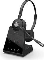 "Jabra Engage 75 On-Ear Dect Stereo" ausinės - "Skype for Business" sertifikuotos, su triukšmo slopinimo funkcija, skirtos staliniams telefonams ir minkštiesiems telefonams - juodos spalvos - ES versija