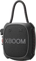 "LG XBOOM Go DXG2T" nešiojamasis "Bluetooth" garsiakalbis (5 W, "Google Assistant", "Siri", dirželis) - juodas