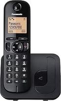 "Panasonic" KX-TGC210 DECT telefonas, juodas, skambučio identifikatorius, ispanų kalba