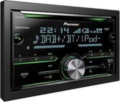 "Pioneer" FH-X840DAB 2DIN CD automobilinis radijas su "Bluetooth" laisvų rankų įrangos rinkiniu, priekine AUX ir USB jungtimi