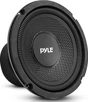"Pyle" 1 x PLMW63 6,5" 165 mm 6,5" skersmens 75 W RMS 150 W Max viena balso ritė 4 omų guminė pakaba Automobilinis žemų dažnių garsiakalbis