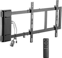 "RICOO" motorizuotas televizoriaus laikiklis Motorizuotas elektrinis sukamasis laikiklis SE2544 Universalus LED lenktas QLED QE 4K LCD OLED SUHD televizoriaus laikiklis Nuotolinio valdymo pultelis 30" - 47" colių VESA 400x400 juodas