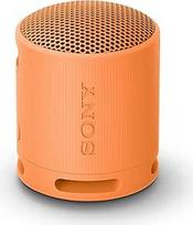 "Sony SRS-XB100" belaidis "Bluetooth" garsiakalbis, nešiojamas, lengvas, kompaktiškas, lauko, kelioninis garsiakalbis, patvarus, atsparus vandeniui ir dulkėms pagal IP67 standartą, 16 valandų veikianti baterija, nešiojimo dirželis, laisvų rankų įranga, or