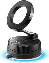 "Spigen VacuumLock" magnetinis "MagSafe" mobiliojo telefono laikiklis automobilyje, 3 reguliuojamos padėtys, pasukamas 360° kampu, tvirtas laikiklis, suderinamas su "iPhone 17 16 16 15 14 13 12 PixelSnap Pixel 10 Pro XL Fold - prietaisų skydelis