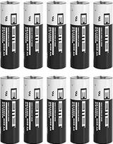 10 x EEMB ER14505 LS14500 AA ličio 3,6 V 2700 mAh neįkraunama Li-SOCL₂ UL sertifikuota ličio tionilo chlorido baterija