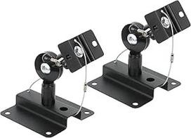2 x Universal Anti Theft Speaker Wall Mounted Rotate Tilt Satellite Brackets M5