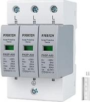 Apsauga nuo viršįtampių ir viršįtampių ribotuvai 230V/275V 1+2 tipo (20-50kA 4P) - Namų ūkio, saulės sistemų ir pramonės apsauga nuo žaibo (3P 230V)