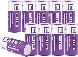 EEMB CR123A 3V ličio baterija 1700mAh CR123 neįkraunamos baterijos, skirtos garažo durų atidarytuvams, mini radijo imtuvams, signalizacijos sistemoms, žaisliniams žibintuvėliams, fotoaparatų blykstėms (10 vnt.)