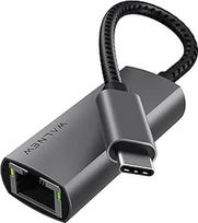 WALNEW USB C ir Ethernet adapteris, Gigabitinio kabelio konverteris į C tipo USBC "Thunderbolt 3" LAN tinklo adapterį "Mac", "MacBook", "iPad Pro/Air", "Dell XPS", "Surface", "Chromebook", nešiojamiesiems kompiuteriams, "Galaxy S23