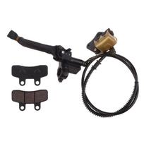 Front Disc Brake MasterCylinder Caliper Assembly with Pad Shoe Set for Pit Bike 1
