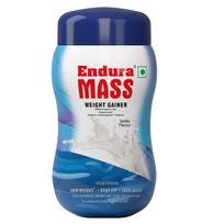 Endura Mass Weight Gainer 500 G Vanilla Powder High Calorie Supplement For Children Adults Athletes