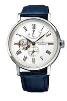 Orient Star Automatic Classic Pagamintas su Atviru Sidabriniu RK-AV0003S Vyriškas Laikrodis, Pusiau Skeletas, Mechaninis, Japonija, 2 metų Gamintojo Garantija,