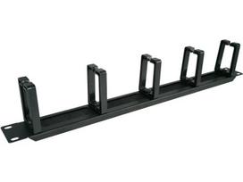 Alantec PK048 1U 19" cable organizer with brushed, CMAAECPK048