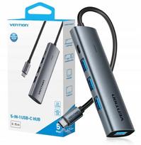 Hub 5v1 USB-C 3.0 Vention 0.15m, USHVNTTGZHB