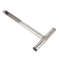 12in Soil Sampler Stainless Steel T Handle Long Durability Portable Soil Sample Probe for Garden Lawn Farm