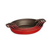 Plat Empilable - Staub - 1302306 - Ovale - Cerise - 24 cm