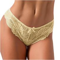 Moteriškos seksualios mielos Bowknot dizaino nėrinės kelnaitės žemu juosmeniu S tamsiai mėlyna spalva