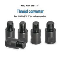 M10-M14 kampinio šlifuoklio adapteris, 5/8-11 į M14 grąžto ir poliruoklio keitiklis. M10 to 5/8-11