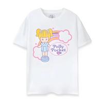 Polly Pocket Cute Graphic Printed Summer T-shirt Fashion T-Shirt Short Sleeved Crew Neck Womens Female Clothing S