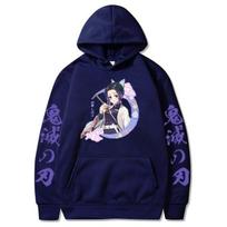 Megztinis iš vilnos megztiniai Madingi Anime Demon Slayer Anime megztiniai Hu Tao Man Megztiniai Anime Cosplay Drabužiai su gobtuvu Oversize megztiniai XS juoda