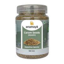 Anamaya kmynų sėklos | Ajwain sėkla 100g | Grynos ir natūralios (Ajwan) |  Skoningas iš Radžastano | Supakuota į daugkartinio naudojimo maistui tinkamą stiklainį (100 gm) 100GM