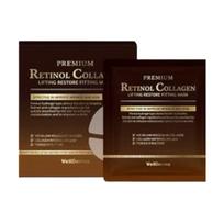 WellDerma / Premium Retinol Collagen Lifting Restore Fitting Mask / 4 Sheets / Anti-Aging & Firming / Made in Korea
