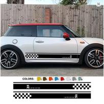 Šoniniai lipdukai Mini Cooper R50-R59 (Išskirtinis. R54, R60) juoda