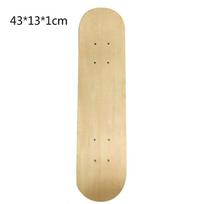 7-9 Layers Maple Skateboard Deck Double Rocker Mini Cruiser Dance Skateboards Natural Maple Wood Skate Board High Elasticity