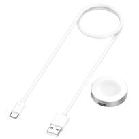 Pakaitinis USB įkroviklis Įkrovimo laidas, skirtas Huawei Watch GT6/GT5 serijai, Pakaitinis laikrodžio įkrovimo dokas, Nuimama versija balta
