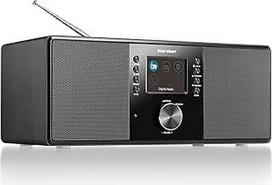 "Karcher DAB 5000+" skaitmeninis radijas (DAB+ / FM RDS, "Bluetooth", AUX-IN, žadintuvas su dvigubu žadintuvu), juodas