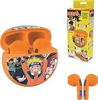 "Lexibook", Naruto HPBT05NA belaidės stereofoninės ausinės, aukštos kokybės garsas, įmontuotas mikrofonas, jutiklinis valdymas, įkrovimo dėžutė, ribotas garsas iki 85 dB