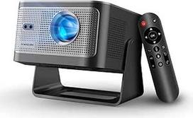 "Magcubic" mini projektorius 4K 8K 1080P, nešiojamasis projektorius, "WiFi 6 Bluetooth 5.4", 600 ANSI, automatinis fokusavimas, 12 W garsiakalbis, 180° pasukimas, išmanusis projektorius, mobilusis telefonas, namų kinas