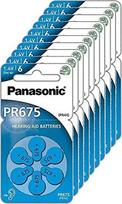 "Panasonic" PR675 1.4V cinko oro klausos aparatų baterijos 675 tipo 10 pakuočių (60) mėlynos spalvos