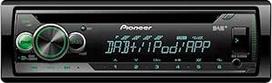 "Pioneer" DEH-S110UB 1DIN RDS automobilinis radijas su raudonu mygtukų apšvietimu, baltu ekranu, "Android" palaikymu, 5 juostų ekvalaizeriu, CD, MP3, USB, AUX įvestimi, su DAB+