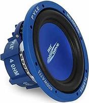 1 "Pyle PLBW84 Blue Subwoofer Car of 300 Watt RMS E 600 Watt Max 8 Inch 20 cm 200 mm Deep Tone Speaker DVC Double Coil 4 + 4 Ohm, 1 vnt.