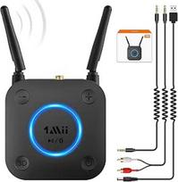 1Mii Aux Bluetooth adapteris, aptX mažo vėlavimo Bluetooth imtuvas, Bluetooth 5.0 imtuvas su optiniu RCA AUX 3,5 mm koaksialiniu imtuvu, skirtas namų stereo sistemai