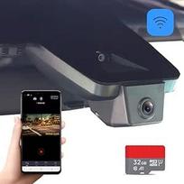 FITCAMX prietaisų skydelio kamera, suderinama su "Toyota C-HR 2020 2019 2019 2018 2017" (10,3 cm) su "Toyota Safety Sense 1.0" (A modelis), OEM 4K 2160P automobilinė kamera su WiFi, naktinis matymas, G jutiklis, automobilinė kamera, 64GB kortelė