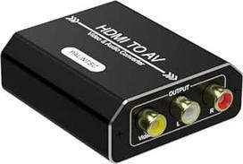 HDMI į RCA, HDMI į AV keitiklį, kompozitinio vaizdo garso keitiklio adapteris, PAL/NTSC palaikymas "Fire Stick" ir "Roku", "Apple TV", kompiuteriui, nešiojamajam kompiuteriui, "Xbox", HDTV, "Blu-Ray", DVD grotuvui