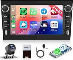 Hodozzy 2G + 64GB Android automobilinis radijas Opel Astra Antara Corsa Zafira Vivaro Combo Meriva Signum Tigra Twin Top Wireless Carplay Android automobiliui, 7 colių jutiklinis ekranas, navigacija WiFi Bluetooth RDS
