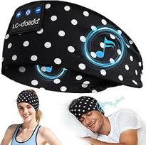 LC-dolida Miego ausinės "Bluetooth" ausinės, miego ausinės Miego ausinės šoninis miegas Miegas į ausines 15+ valandų žaidimo trukmė Miego ausinės su HiFi Stereo sporto treniruotėms, bėgiojimui, jogai, kelionėms