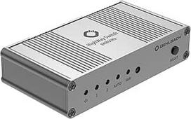 OEHLBACH Highway Switch 8K - HDMI 2.1 jungiklis - 2 in 1 Out HDMI adapteris su nuotolinio valdymo pultu (4K 120Hz, 8K 60Hz, 48Gbits, VRR, Dolby Vision, Atmos, HDR10, HDCP 2.3) - matinis sidabrinis