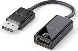 PureLink DisplayPort auf HDMI adapteris, 4K Ultra HD 60Hz, 18GB/s Bandbreite, auksinis steckkontakte, 0,15 m, švarus
