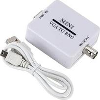 Queen.Y Mini HD 1080P Vga į BNC vaizdo konverteris Vga į BNC išvesties stebėjimo vaizdo konverteris adapteris arba DVR DVD grotuvas Pal NTS palaikymas