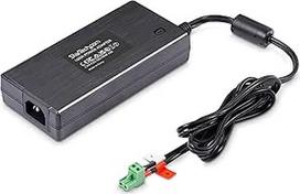 StarTech.com 160 W universalus nuolatinės srovės maitinimo adapteris (24 V/6,6 A), 1,2 m ilgio 2 laidų kabelis, 2/3 kontaktų gnybtų juostelė, 100-240 V AC/DC išorinis maitinimo šaltinis pramoniniams USB šakotuvams, NA/UK/EU/ANZ (160 W maitinimas)