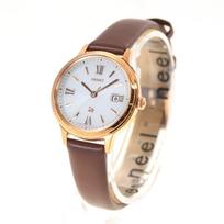 Orient iO SOLAR Solar Made in with White Watch, Japan, Manufacturer's Warranty, RN-WG0410S, Women's, balta