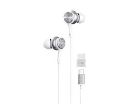 "Maxell XC1" USB-C laidinės ausinės su, HDPMAXMAXELL_XC1_WHITE