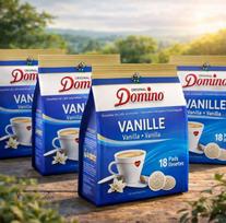 Kavos pagalvėlės DOMINO  VANILLE  18 vnt.
